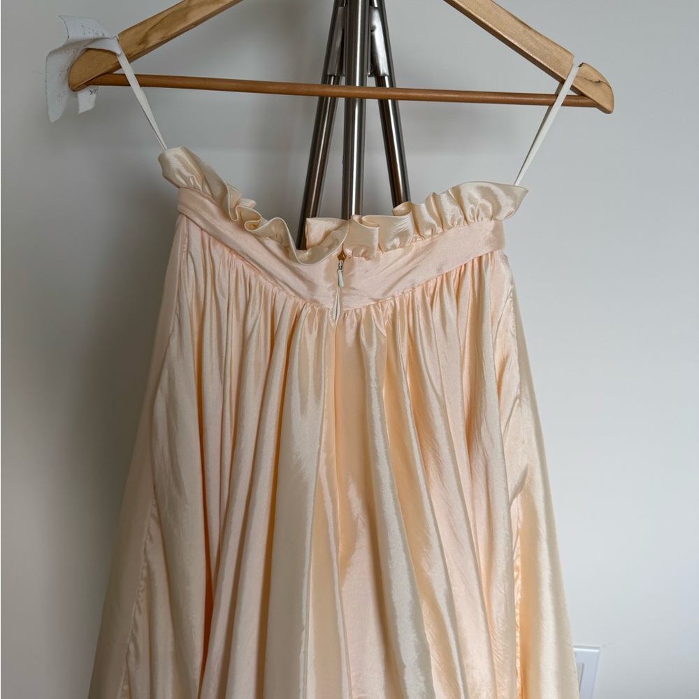 High-Waisted Paperbag Wedding Gown Skirt with Pockets - Picture 9 of 12